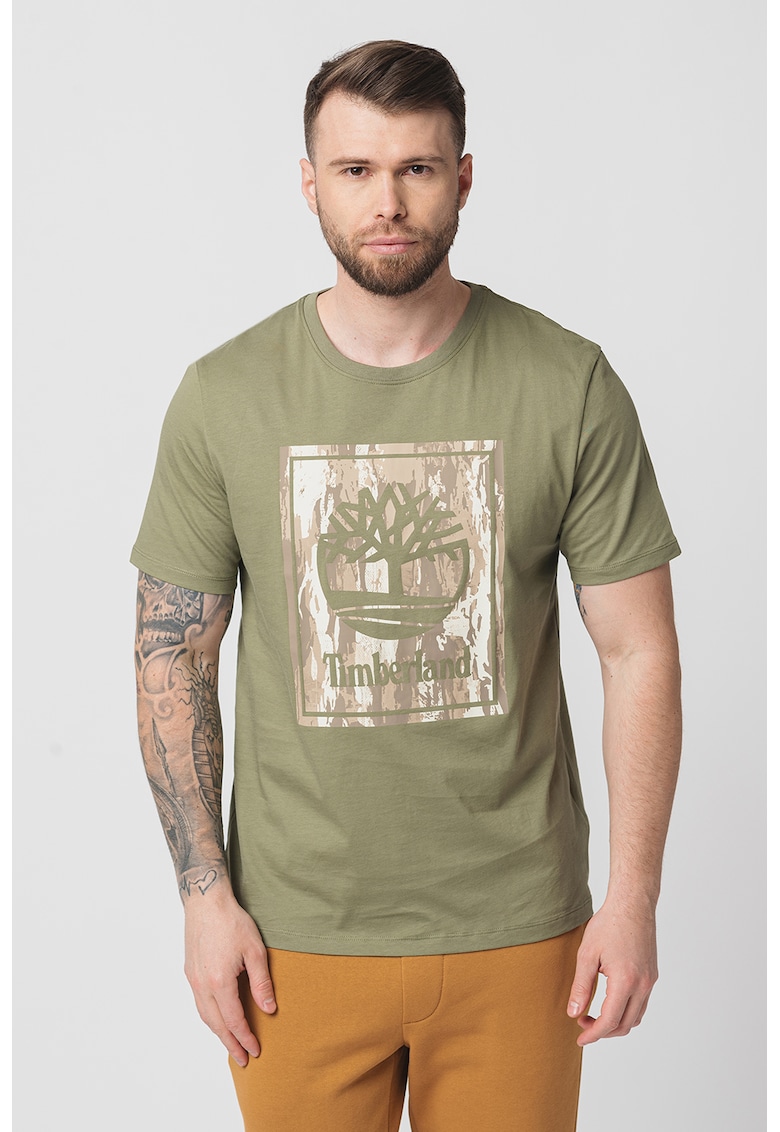 Тениска Camo с лого Timberland