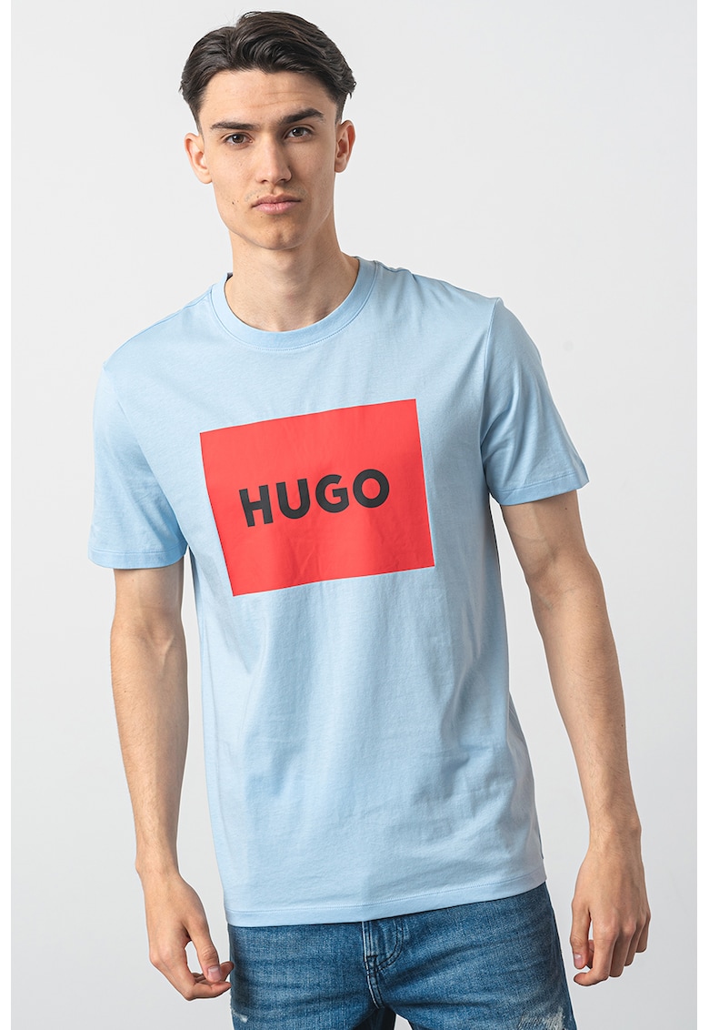 Тениска Dulive със стандартна кройка и лого HUGO