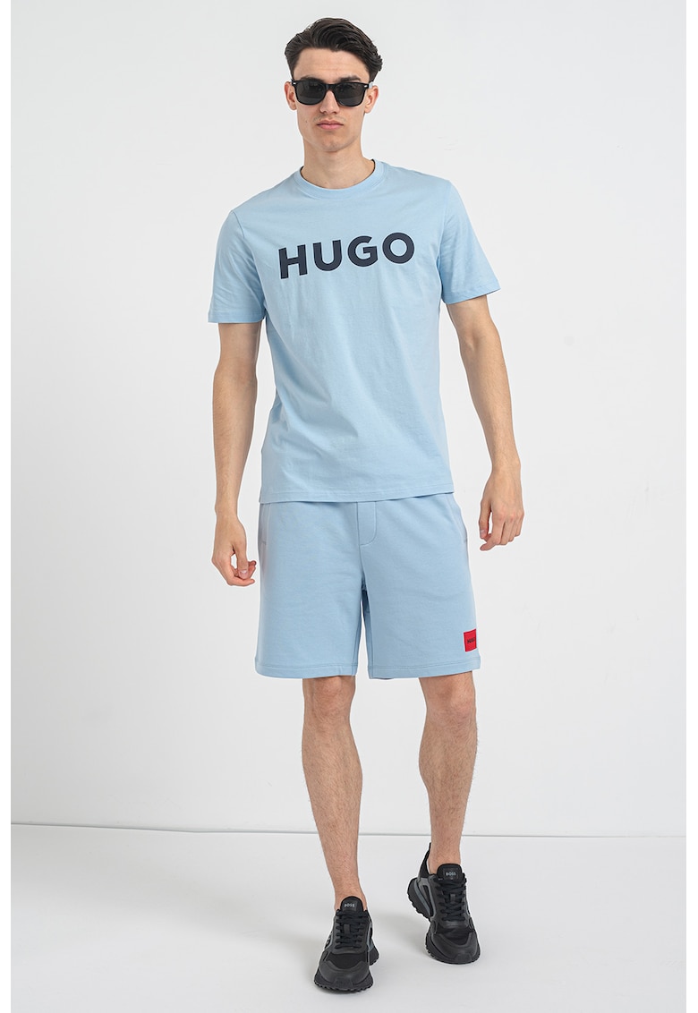 Тениска Dulivio с контрастно лого HUGO