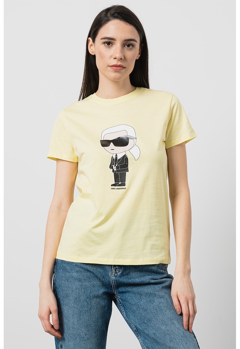 Тениска Ikonik от органичен памук Karl Lagerfeld