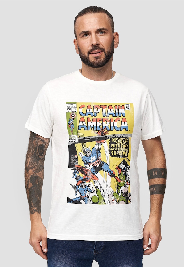 Тениска Marvel Captain America Battles 3243 Recovered