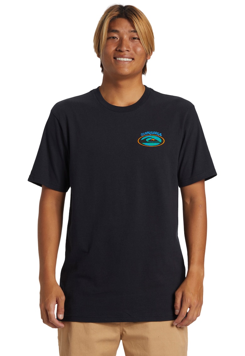 Тениска Stay Peaceful с овално деколте QUIKSILVER