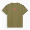 Свободна тениска с бродирано лого Levis