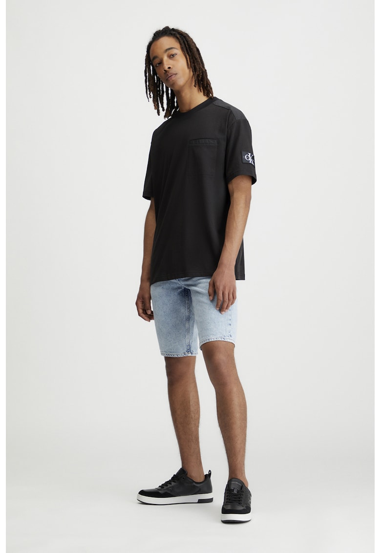 Тениска с овално деколте CALVIN KLEIN JEANS