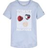 Тениска с пайети Tommy Hilfiger