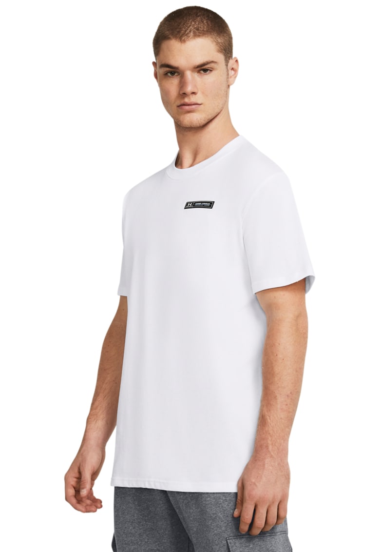 Тениска с памук с овално деколте Under Armour