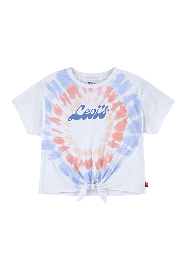 Тениска с принт и възел отпред Levis