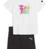 Тениска с принт и къс панталон - 2 части Puma