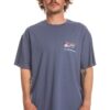 Тениска с шарка на гърба QUIKSILVER