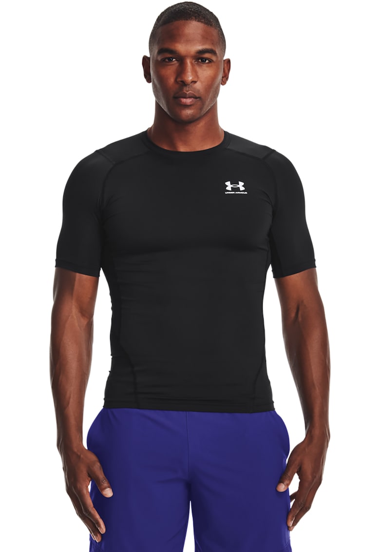 Слим фитнес тениска с лого Under Armour