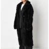 Дълго мъхесто яке Missguided