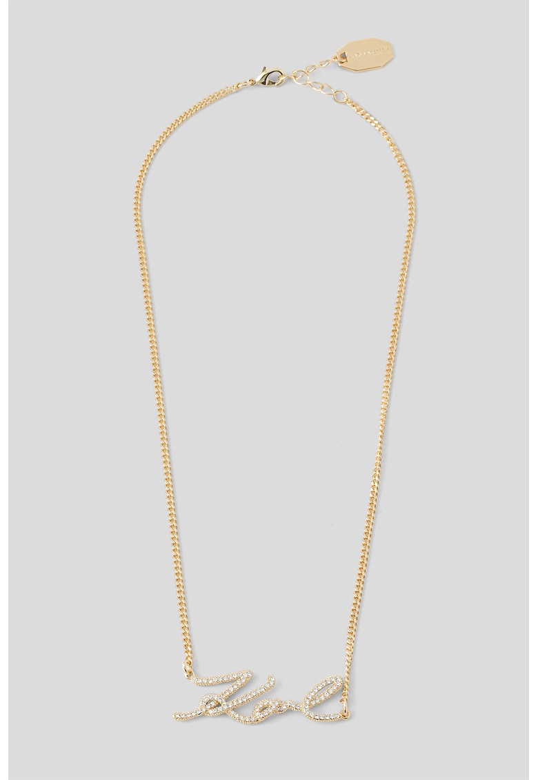 Колие Signature Pave с висулка Karl Lagerfeld