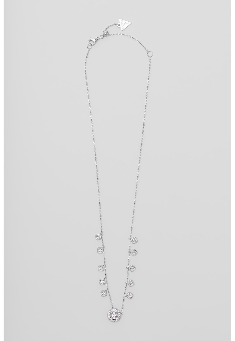 Колие от неръждаема стомана с кристали GUESS