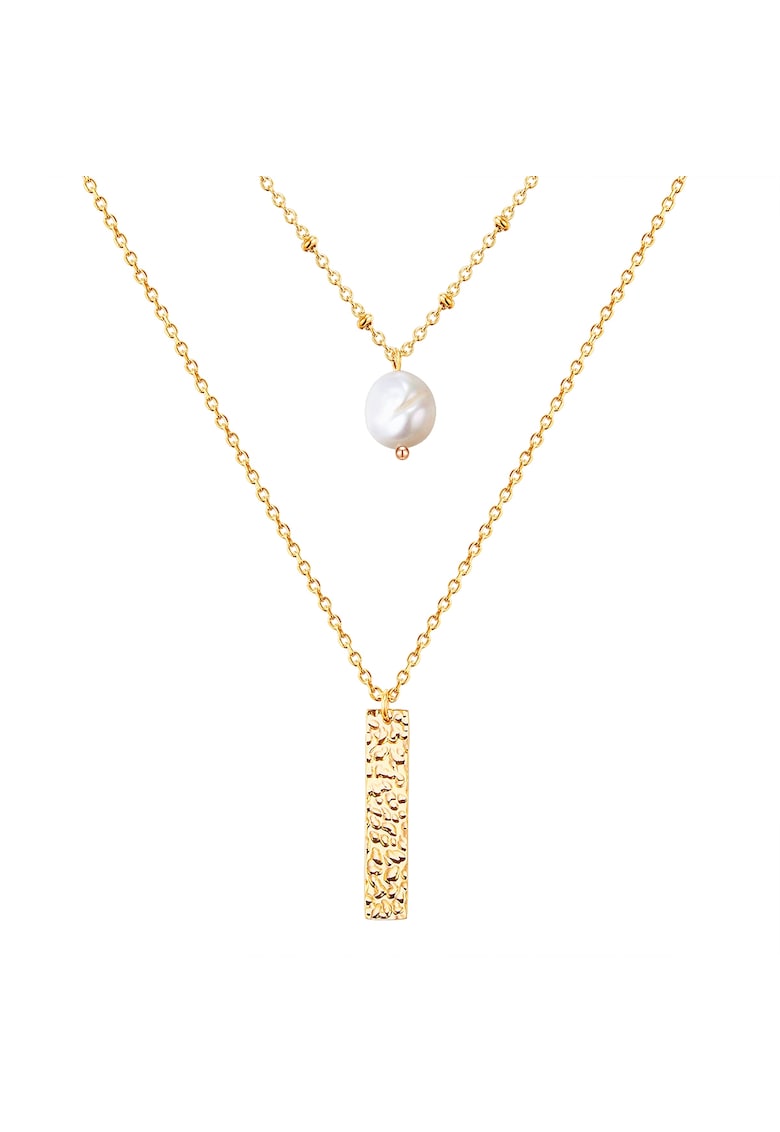 Колие с 14K златно покритие Valero Pearls