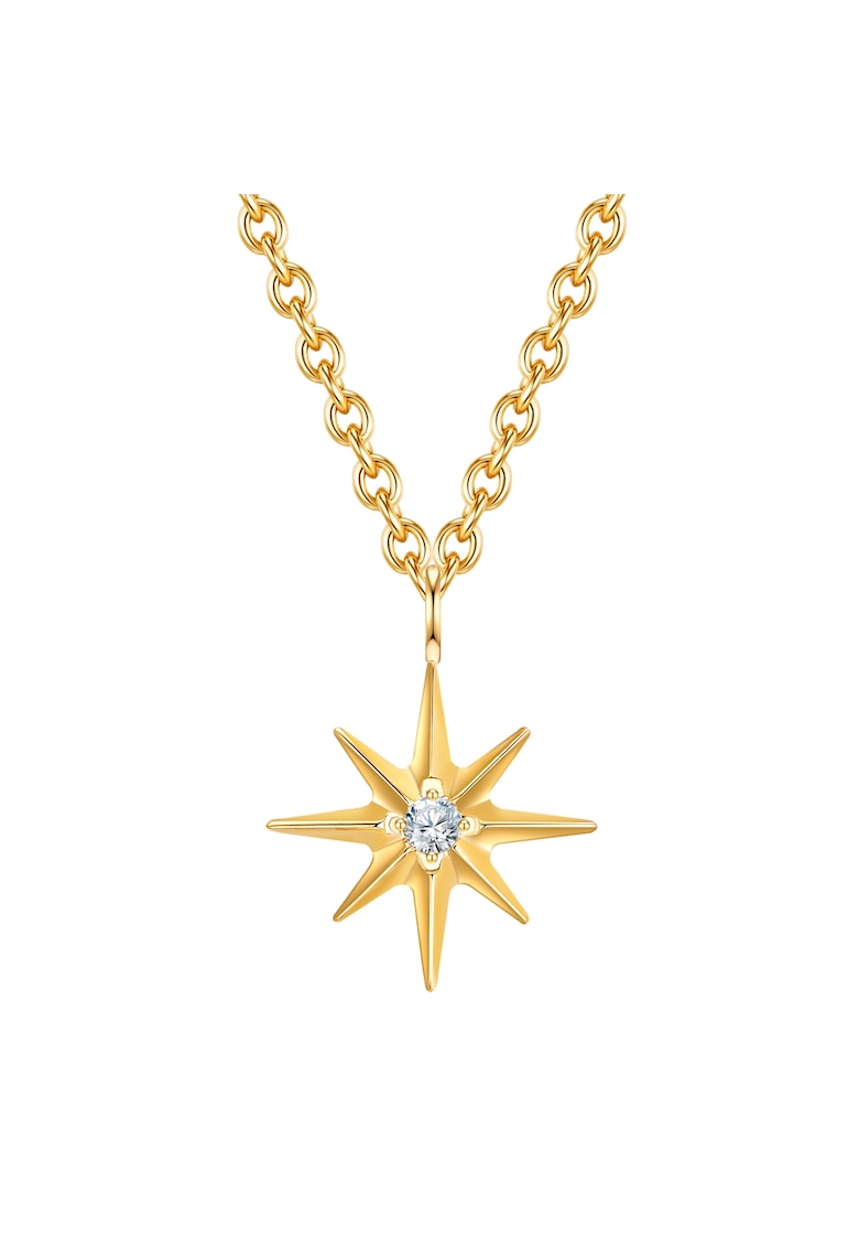 Колие с 14k злато и висулка Eastside