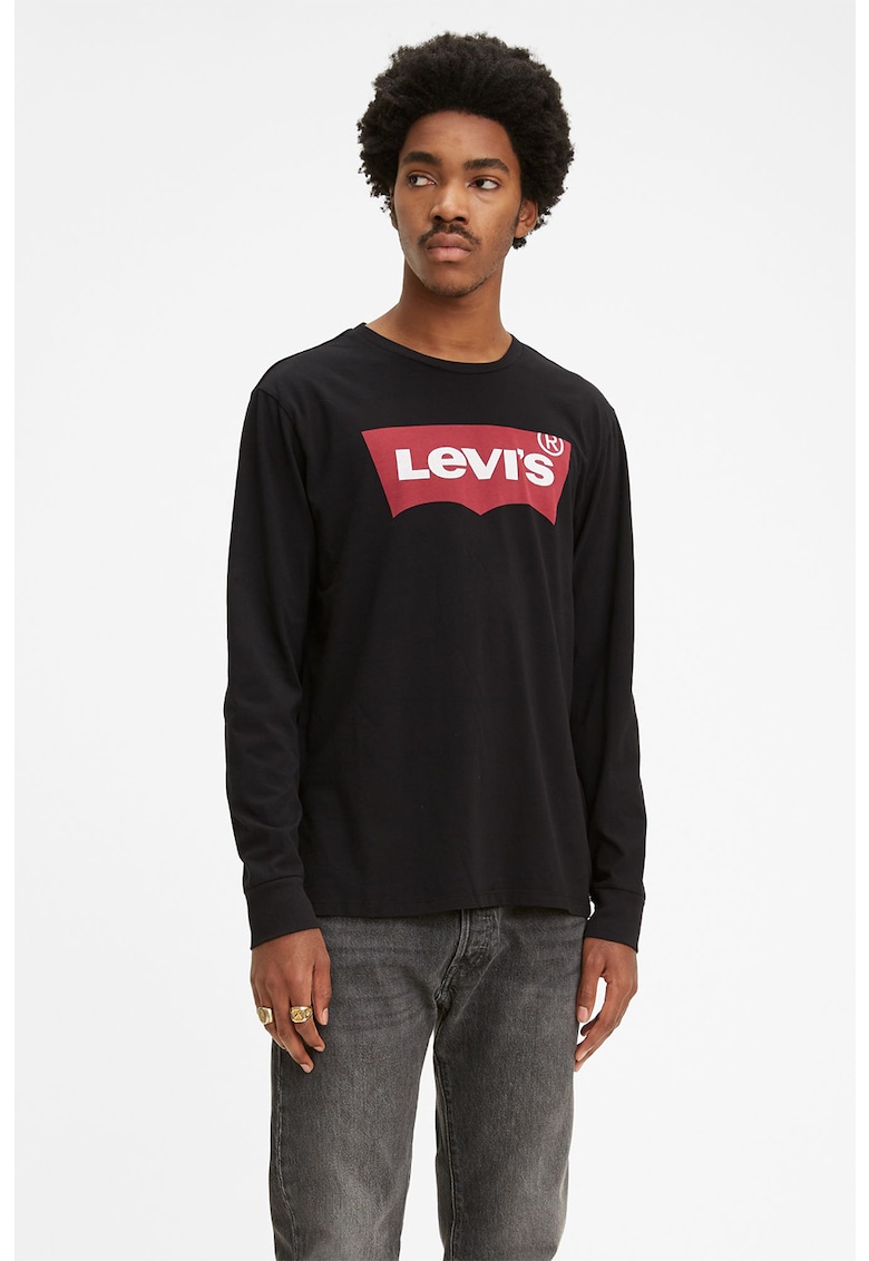 Памучна блуза с лого Levis