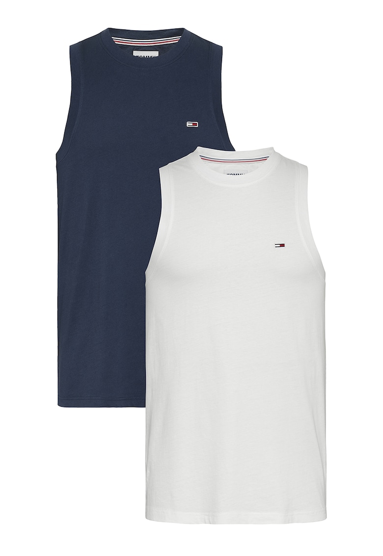 Топове от органичен памук с лого - 2 части Tommy Jeans