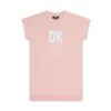 Рокля тип тениска с лого DKNY