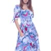 Флорална рокля с джобове встрани CAMISSI