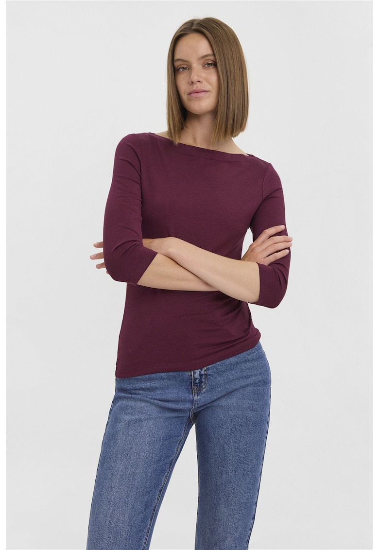 Блуза с модал с 3/4 ръкави Vero Moda
