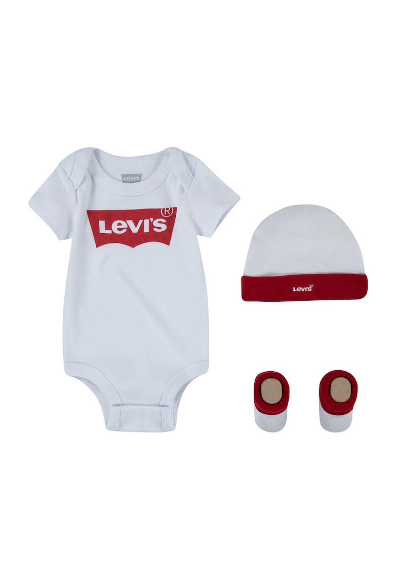 Боди с къси ръкави - шапка и буйки Levis