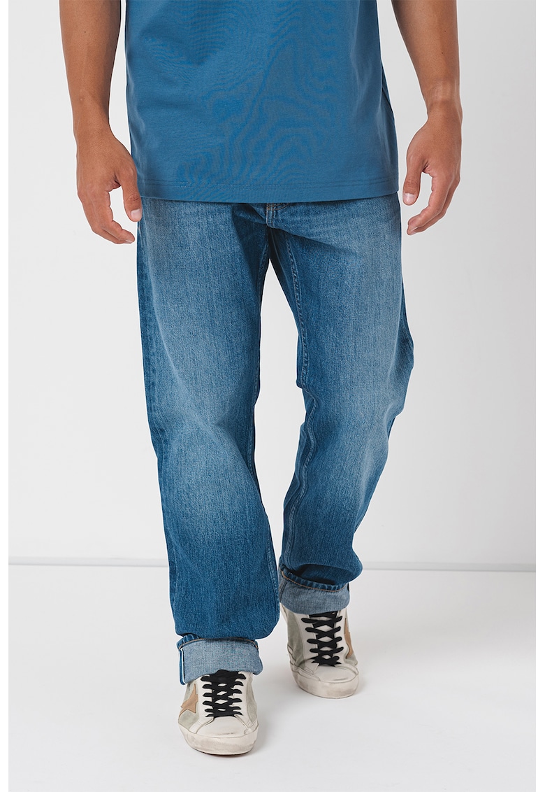 Дънки със средна талия и 5 джоба CALVIN KLEIN JEANS