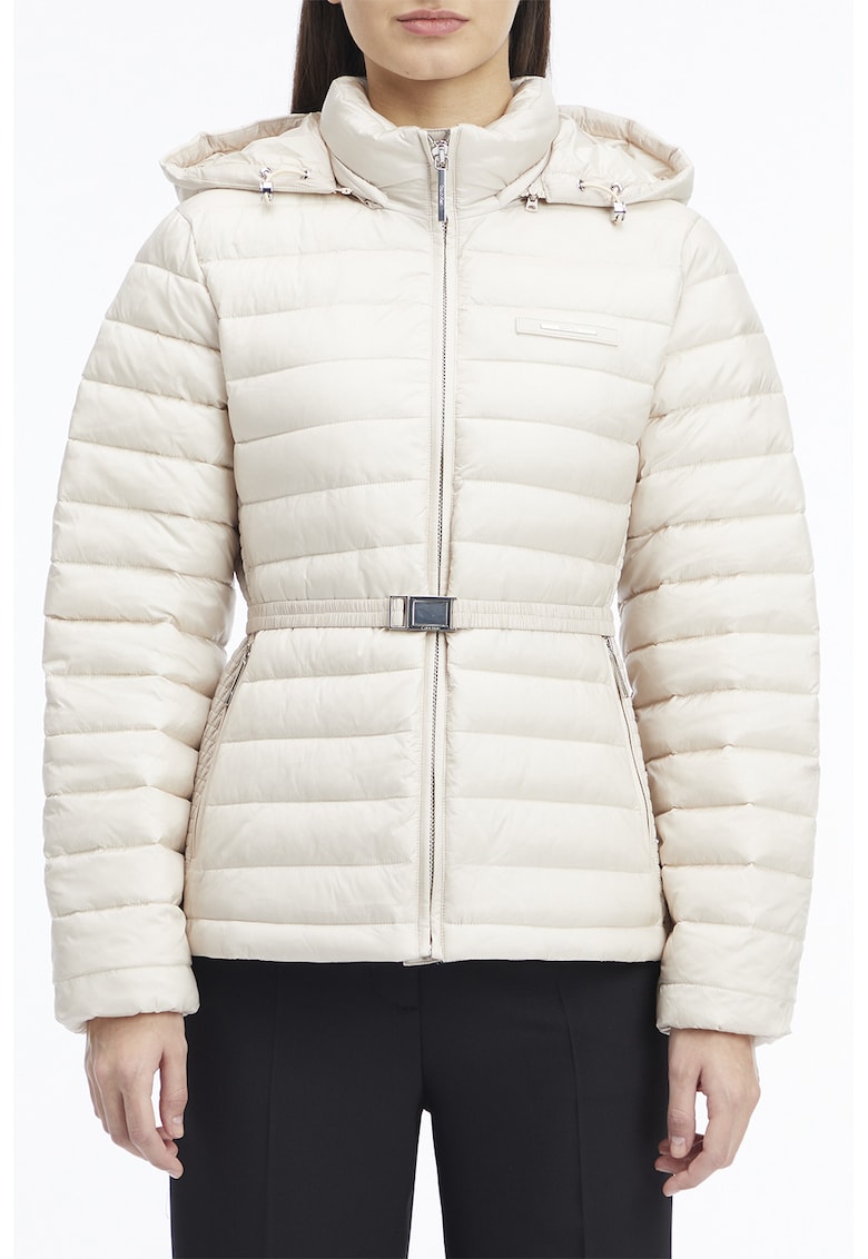 Зимно капитонирано яке с качулка CALVIN KLEIN