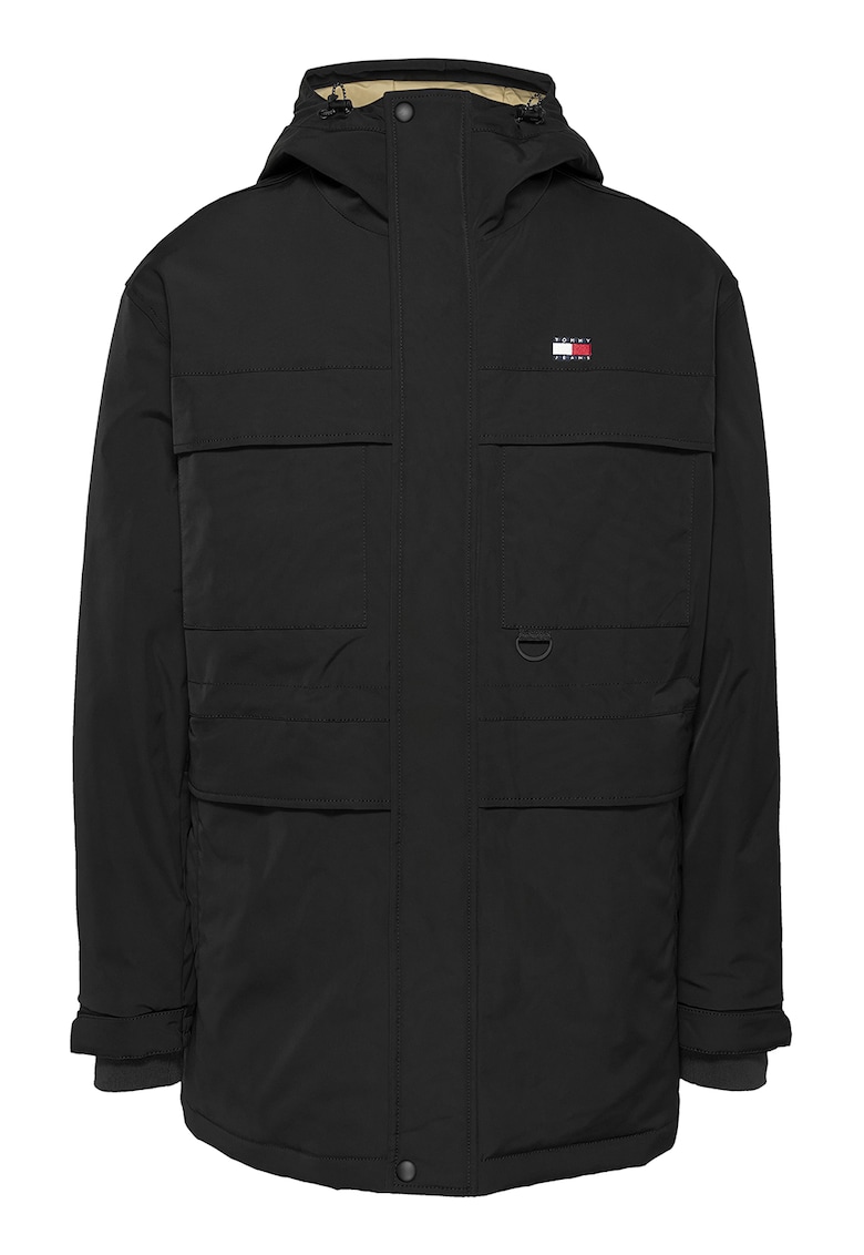 Зимно яке с предни джобове Tommy Jeans