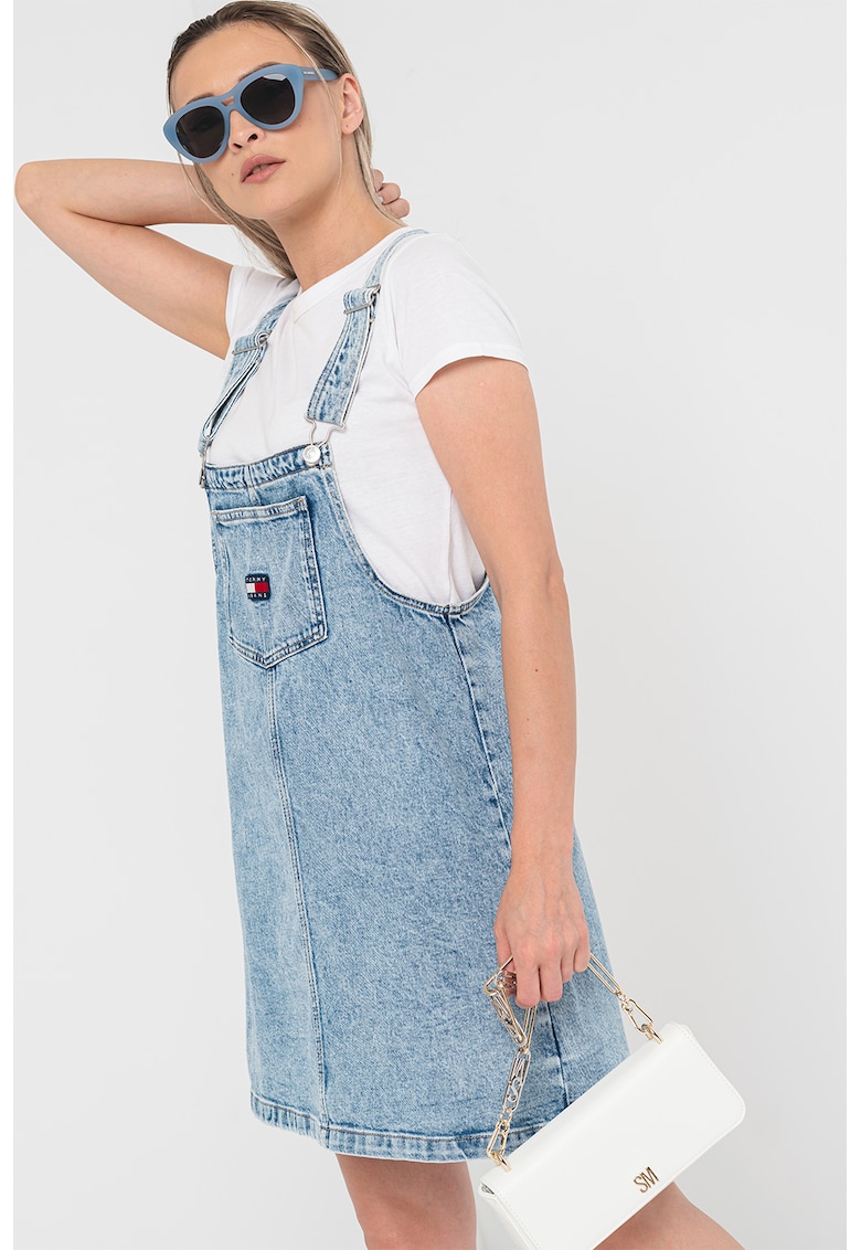 Къс гащеризон от деним Tommy Jeans
