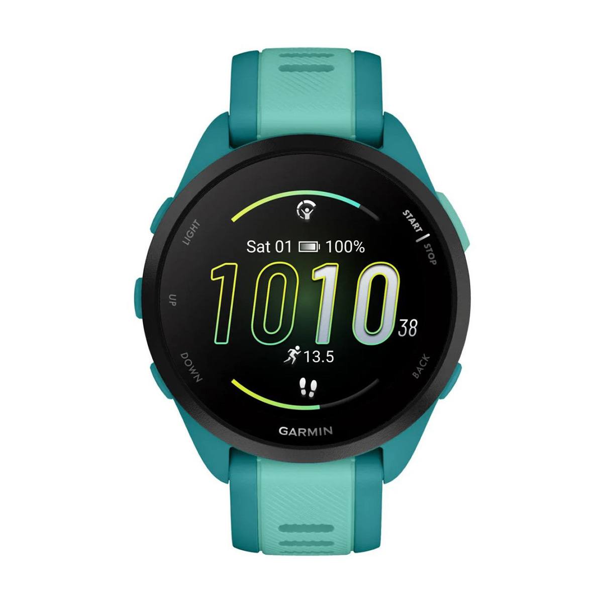 Оригинален Дамски Смарт часовник Garmin Forerunner 165 Music Turquoise/Aqua 010-02863-32