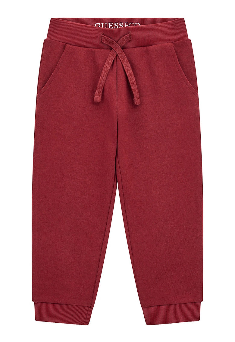 Памучен спортен панталон с връзка GUESS