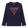 Памучна блуза с лого GUESS