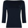 Памучна блуза със среднодълги ръкави Tommy Hilfiger