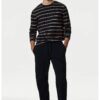 Памучна пижама с райе Marks Spencer
