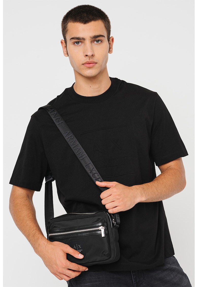 Памучна тениска с лого ARMANI EXCHANGE