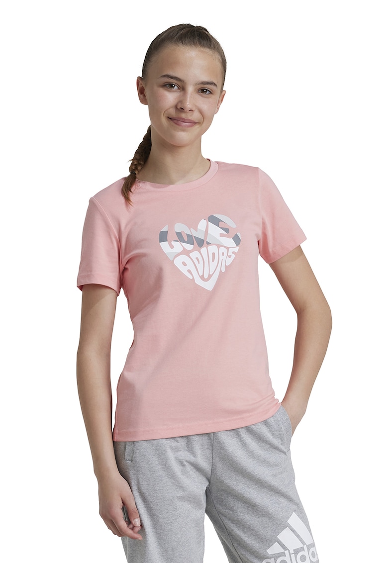 Памучна тениска с лого adidas Sportswear