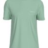 Памучна тениска с овално деколте CALVIN KLEIN