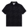 Пепитена тениска с яка BOSS Kidswear