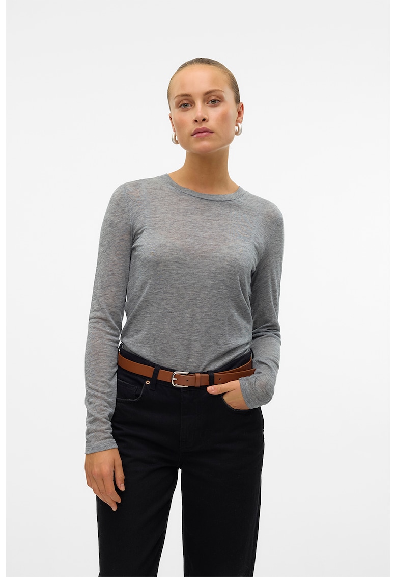 Пуловер Sadora с мериносова вълна и лиосел Vero Moda