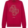 Пуловер с декоративни камъни GUESS