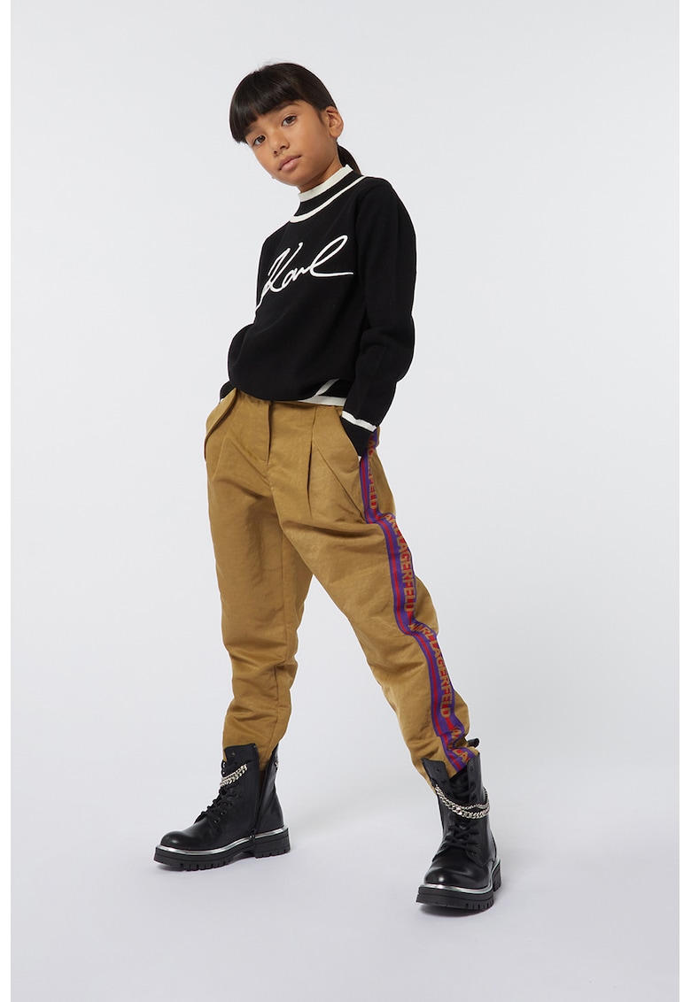Пуловер с памук и кашмир KARL LAGERFELD KIDS