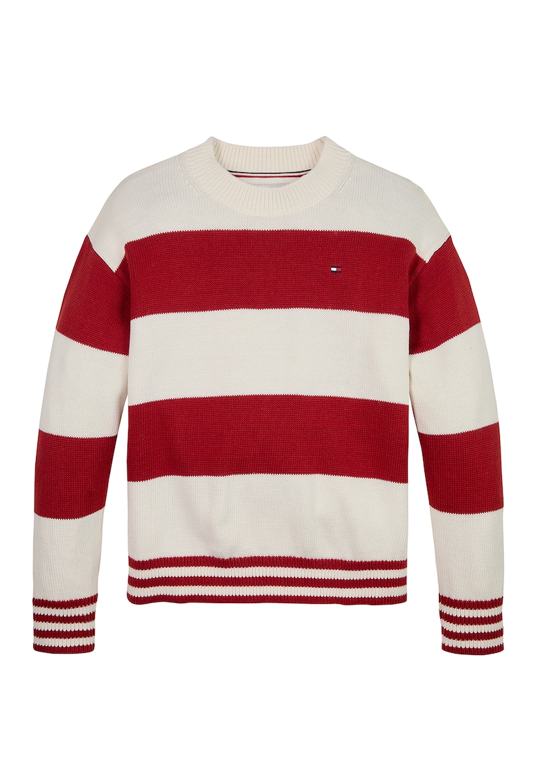 Пуловер с цветен блок Tommy Hilfiger