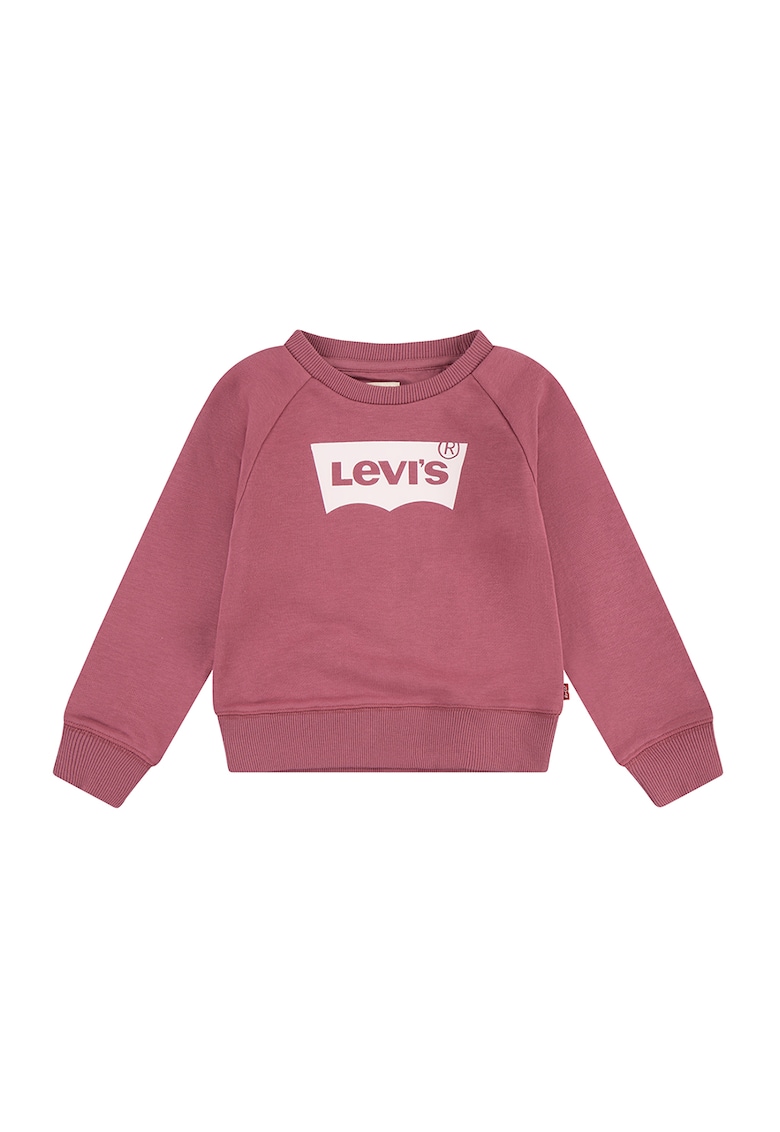 Суитшърт с овално деколте и лого Levis