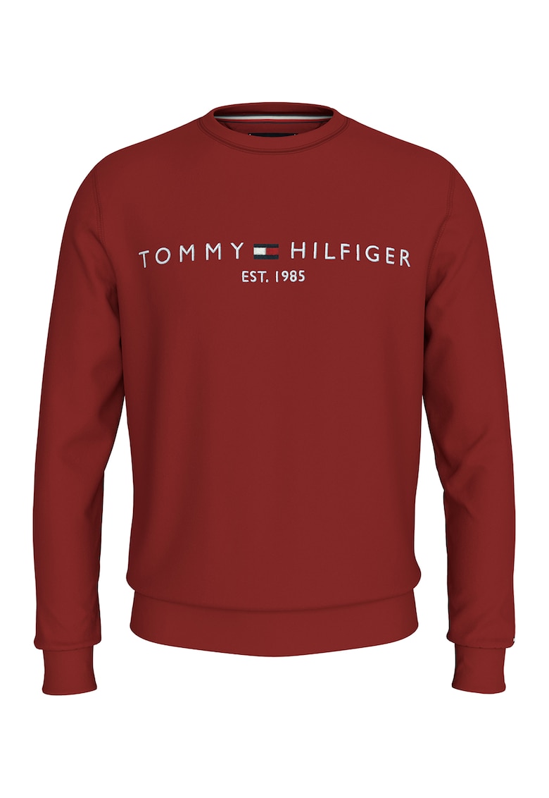 Суитшърт с органичен памук и лого Tommy Hilfiger