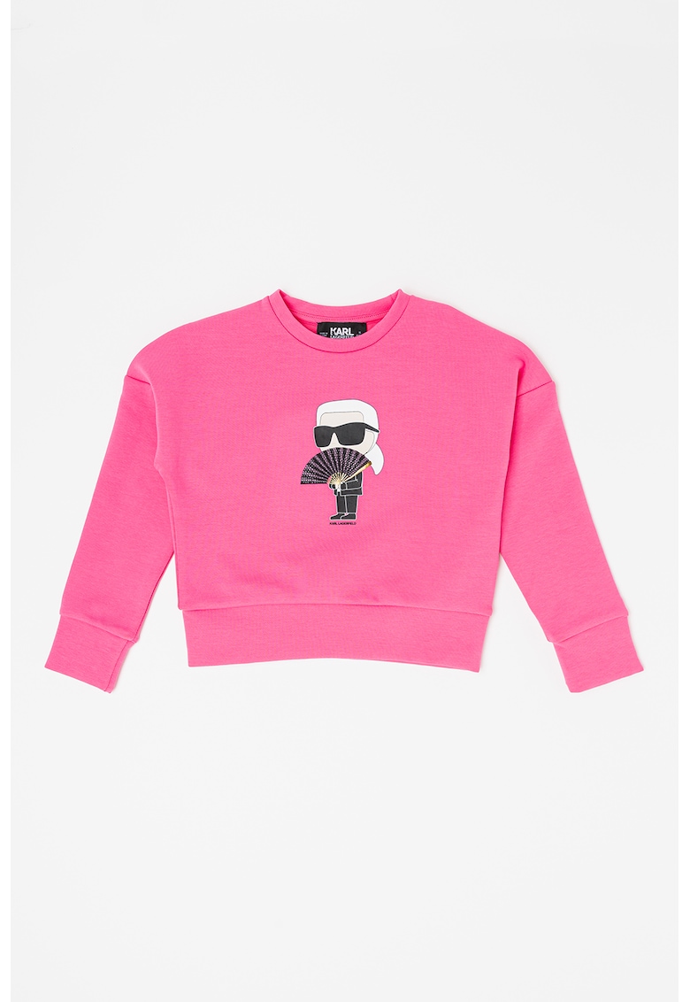 Суитшърт с принт KARL LAGERFELD KIDS