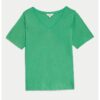 Тениска от лен и модал с шпиц Marks Spencer