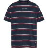 Тениска от органичен памук на райе Tommy Jeans