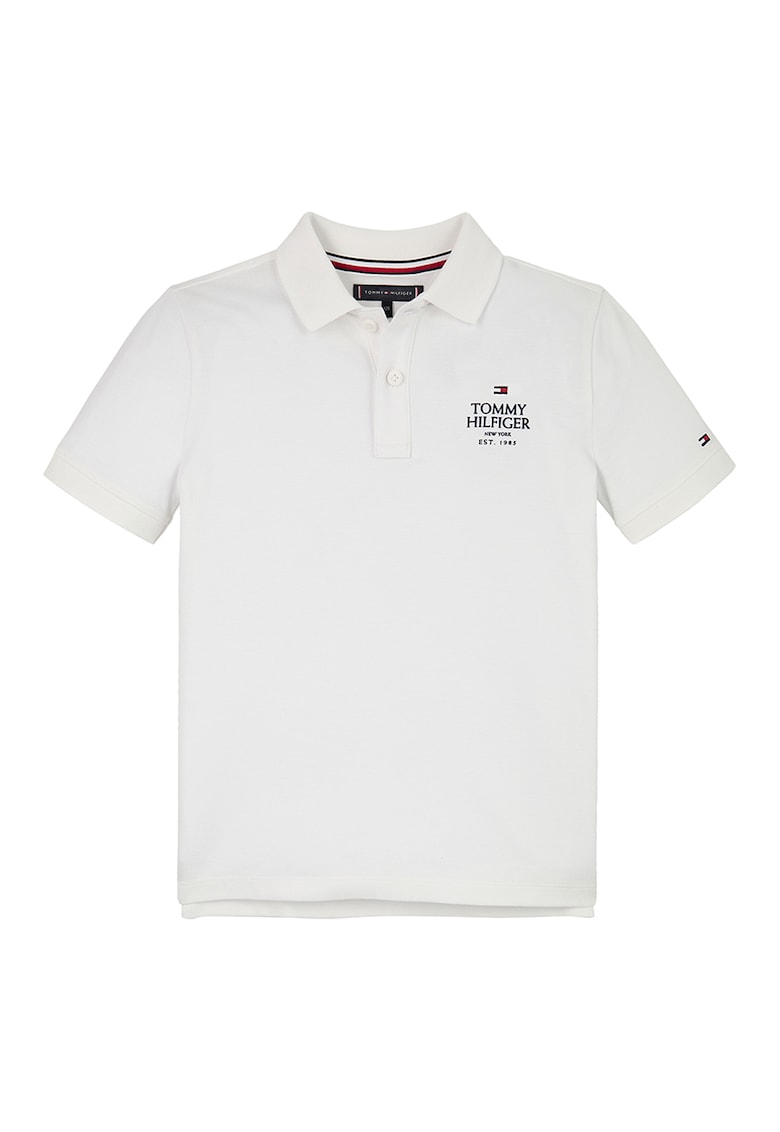 Тениска от органичен памук с яка Tommy Hilfiger