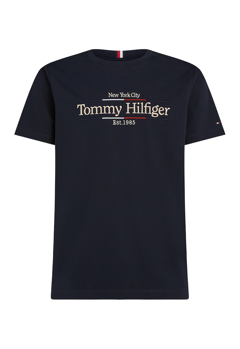 Тениска с бродирано лого Tommy Hilfiger