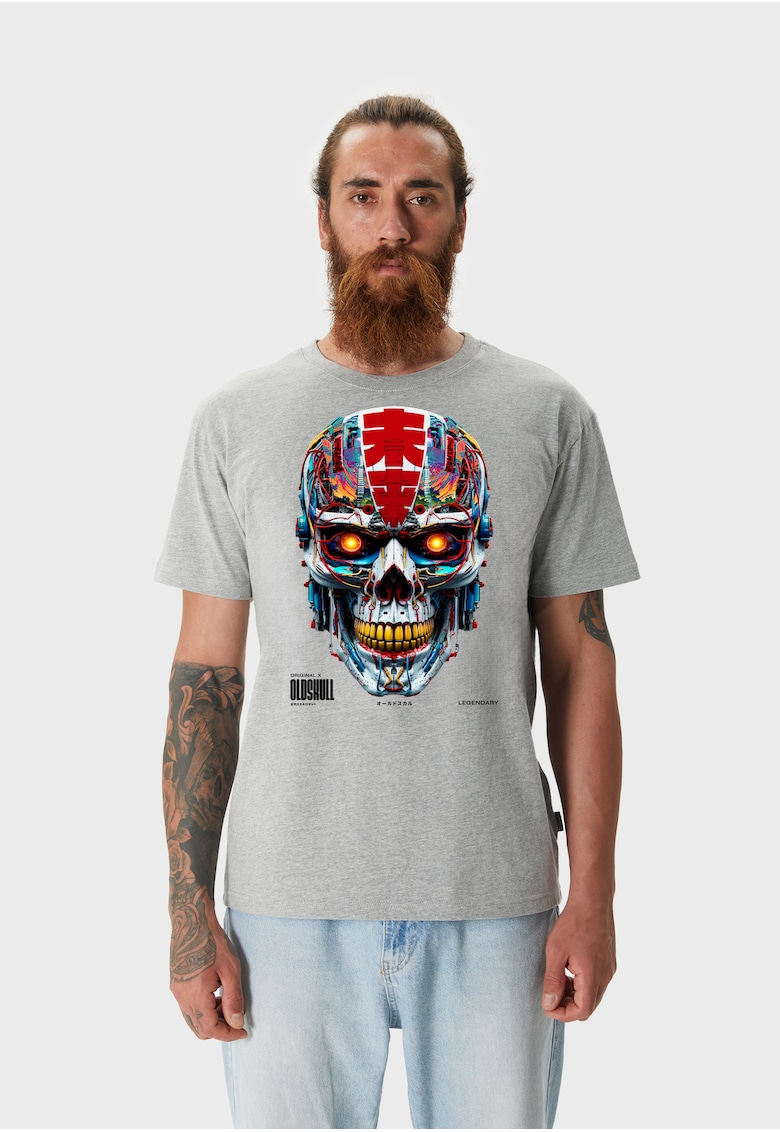 Тениска с графика Oldskull